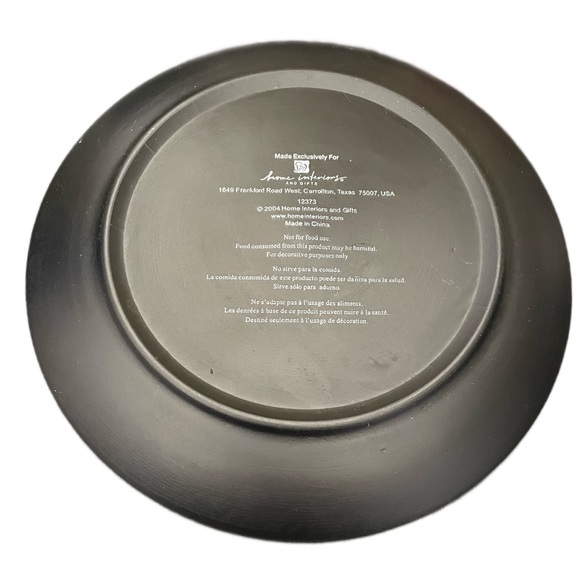 Home Interiors and Gifts Decorative Plates Floral - Picture 9 of 9